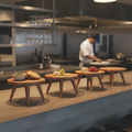 Wooden Display Stands 240x145mm for Catering & Hospitality (Pack of 4)