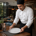 Coupe Plates 285mm Vitrified Ceramic for Restaurants (Pack of 12)