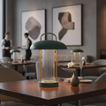 Metal Portable Table Lamp 200mm for Elegant Ambiance (Pack of 1)