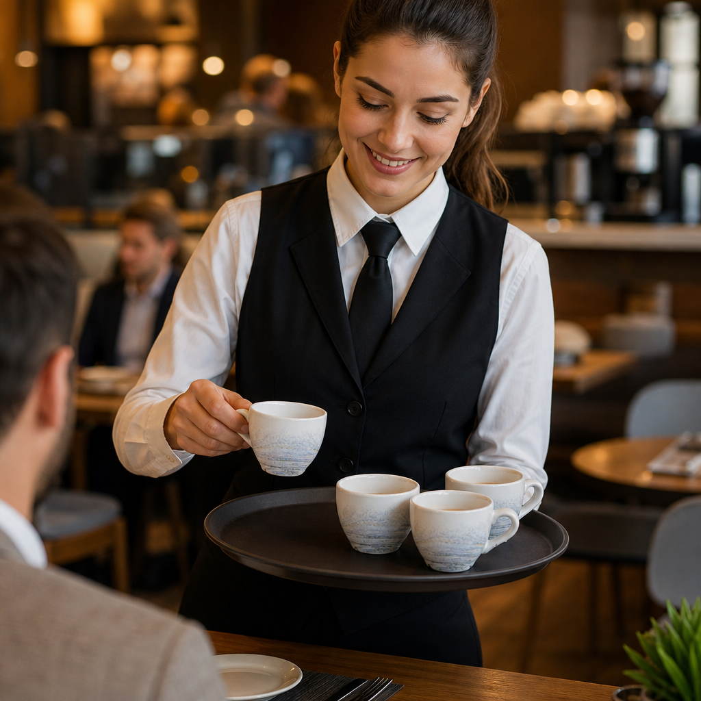 Super Vitrified Ceramic Espresso Cups 103ml for Coffee Service (Pack of 12)