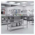 304 Stainless Steel Wall Table 600mm for Commercial Kitchens