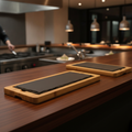 Wooden Base 130x330mm for Rectangular Slate Platters