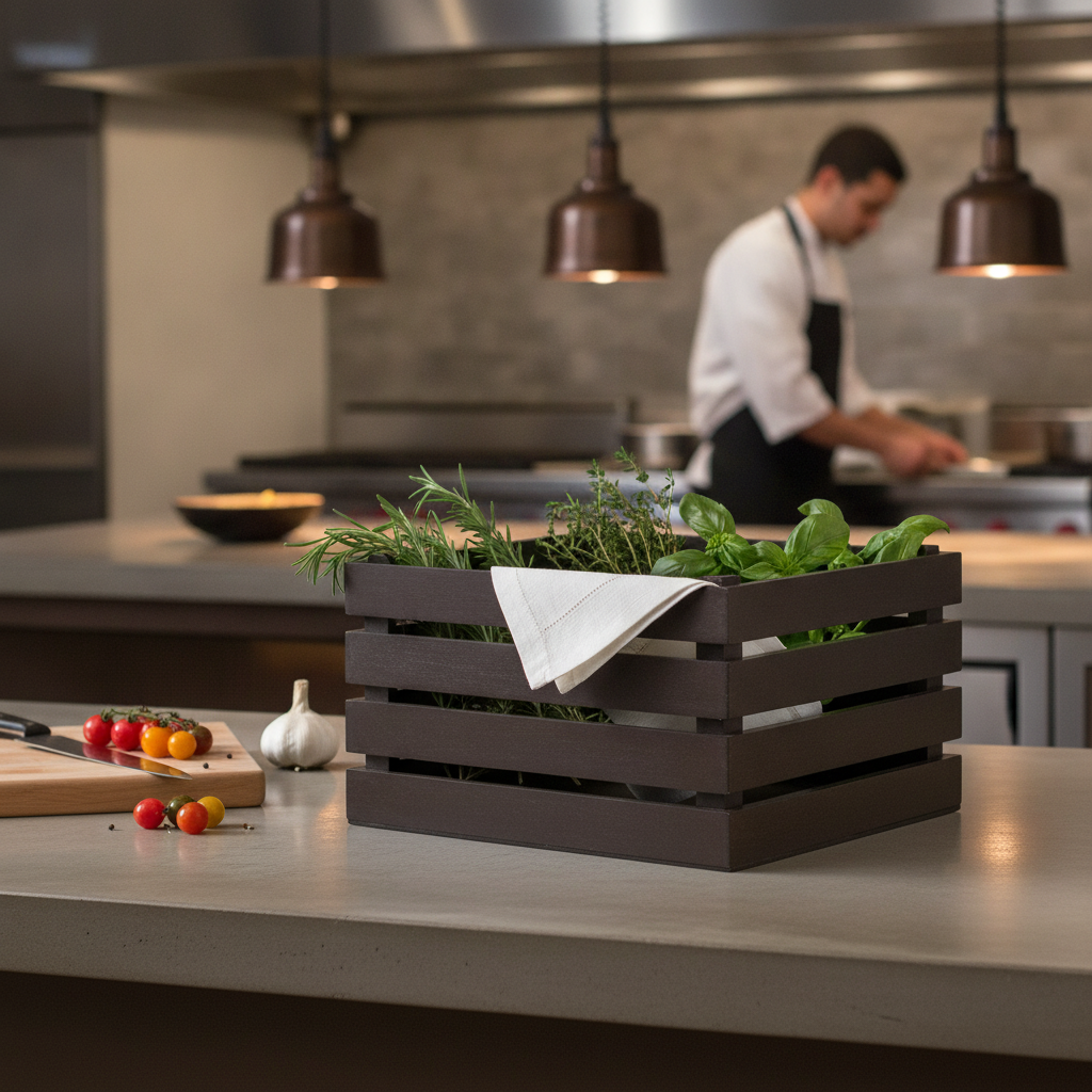 Wooden Crate 350 x 290mm for Stylish Displays
