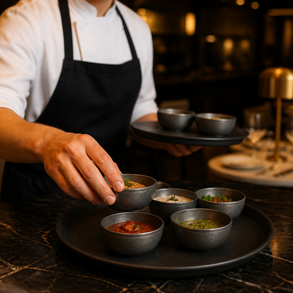 Dip Bowls 80mm Stainless Steel for Dining Experiences (Pack of 24)