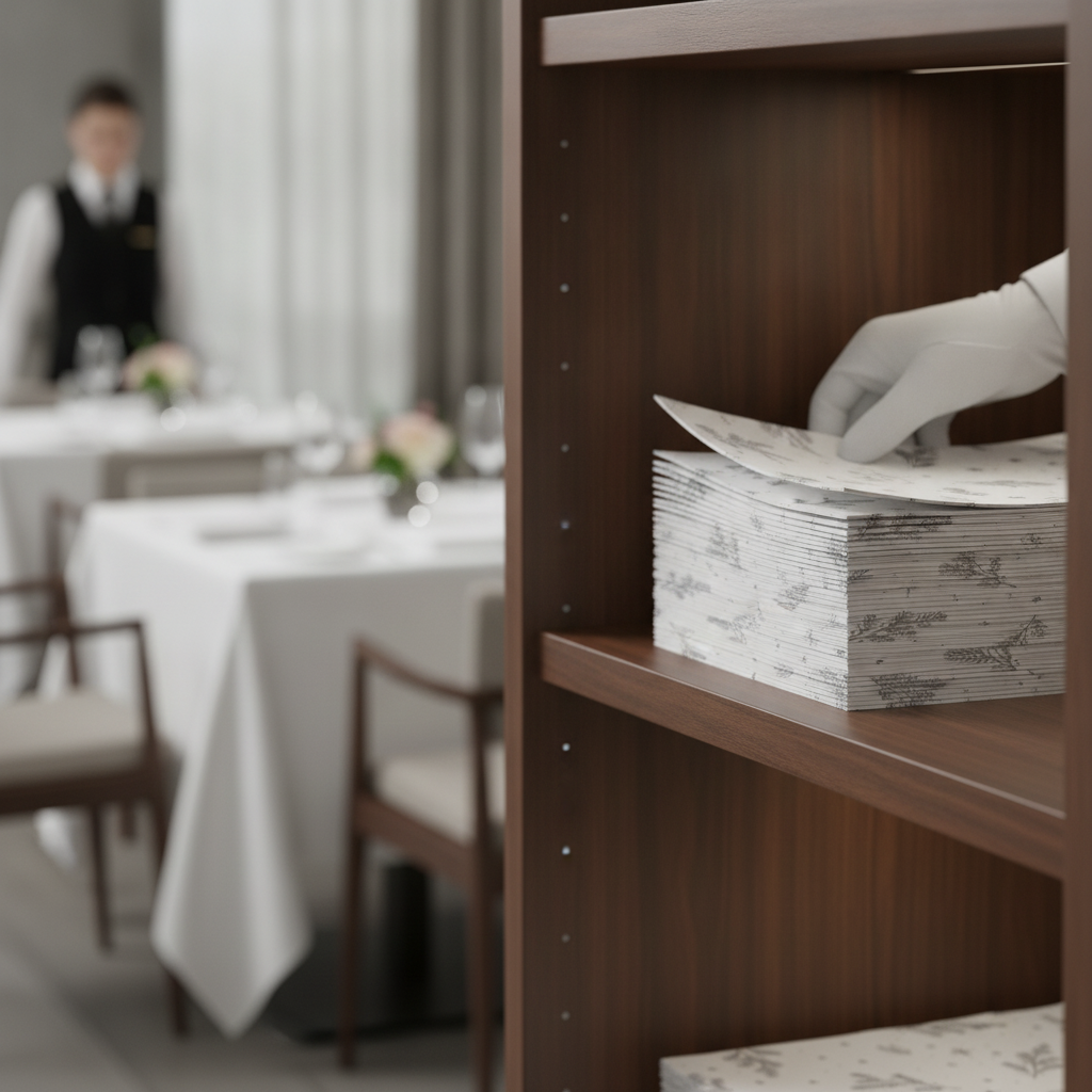 Airlaid Paper Aspen Table Cover 1200x1200mm for Events (Pack of 50)