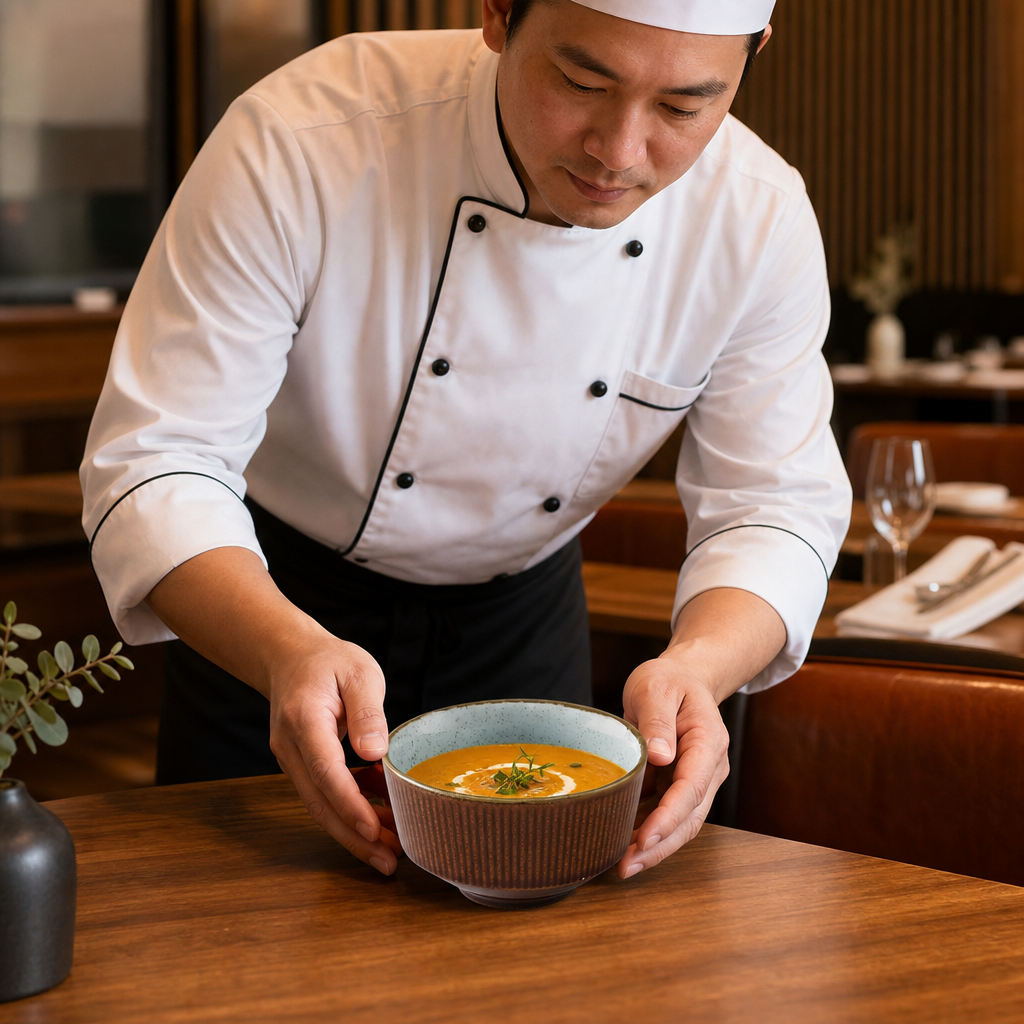 Kochi Soup Bowls 465ml Vitrified Ceramic for Dining (Pack of 12)
