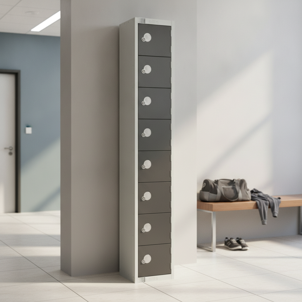 Powder Coated Steel Lockers 450mm Deep for Secure Storage