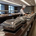 Metal Square Chafing Dish 5.7L for Buffet Presentation