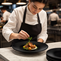 Deep Plates 293mm Vitrified Stoneware for Professional Kitchens (Pack of 4)
