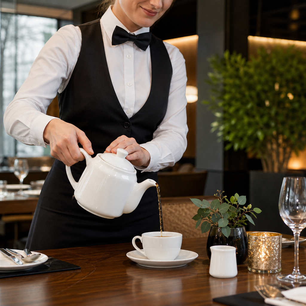 Porcelain Beverage Pots 430ml for Catering & Hospitality (Pack of 4)