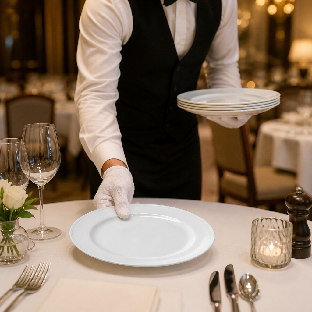Plates 270mm China for Elegant Dining (Pack of 12)