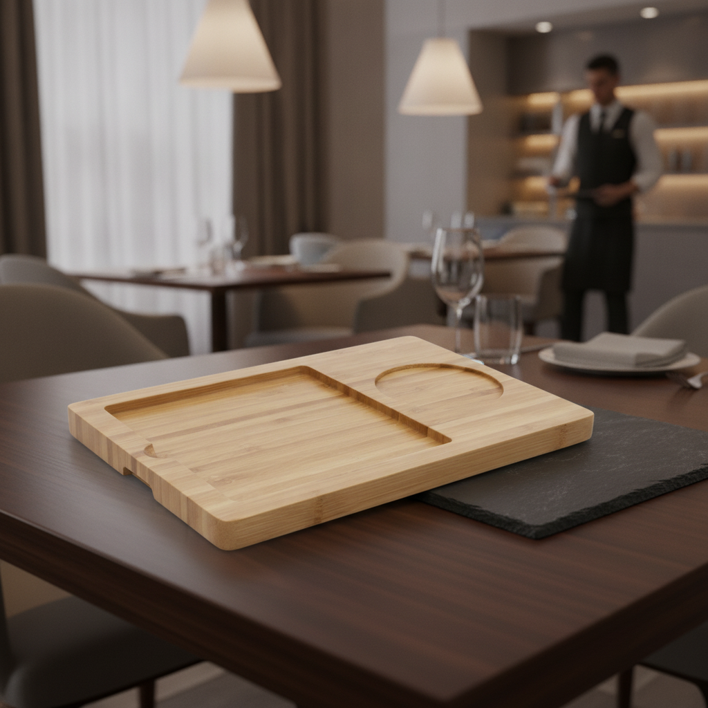 Wooden Base 160x240mm for Rectangular Slate Platters