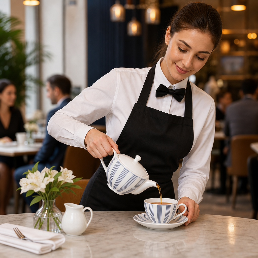 Tea Cups 170ml Fine Bone China for Hospitality (Pack of 12)
