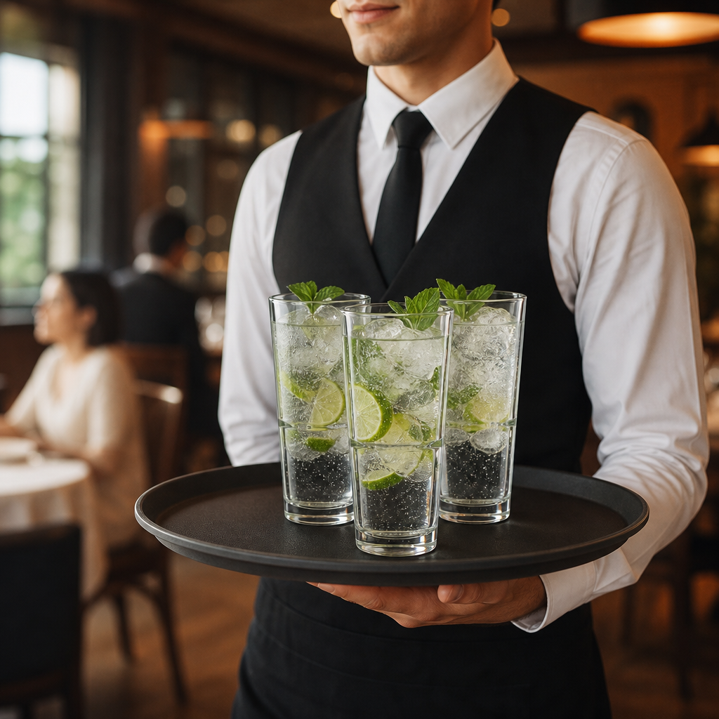 Glass Cooler Glasses 470ml for Beverage Service (Pack of 12)