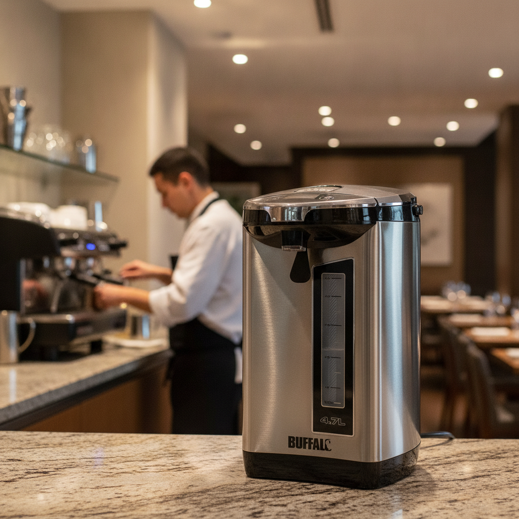 Hands-Free Electric Airpot 4.7L for Hygienic Use