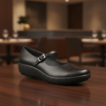 Leather Mary Jane Slip On Dress Shoes for Front of House Staff