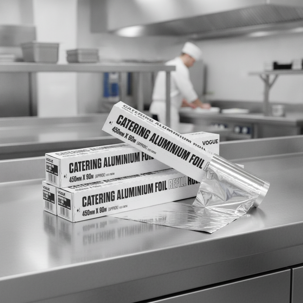 Aluminium Foil 90m for Efficient Food Wrapping (Pack of 3)