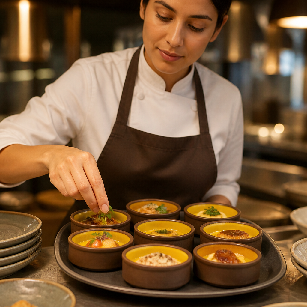 Stacking Trays 100mm Vitrified Stoneware for Restaurant Dining (Pack of 12)