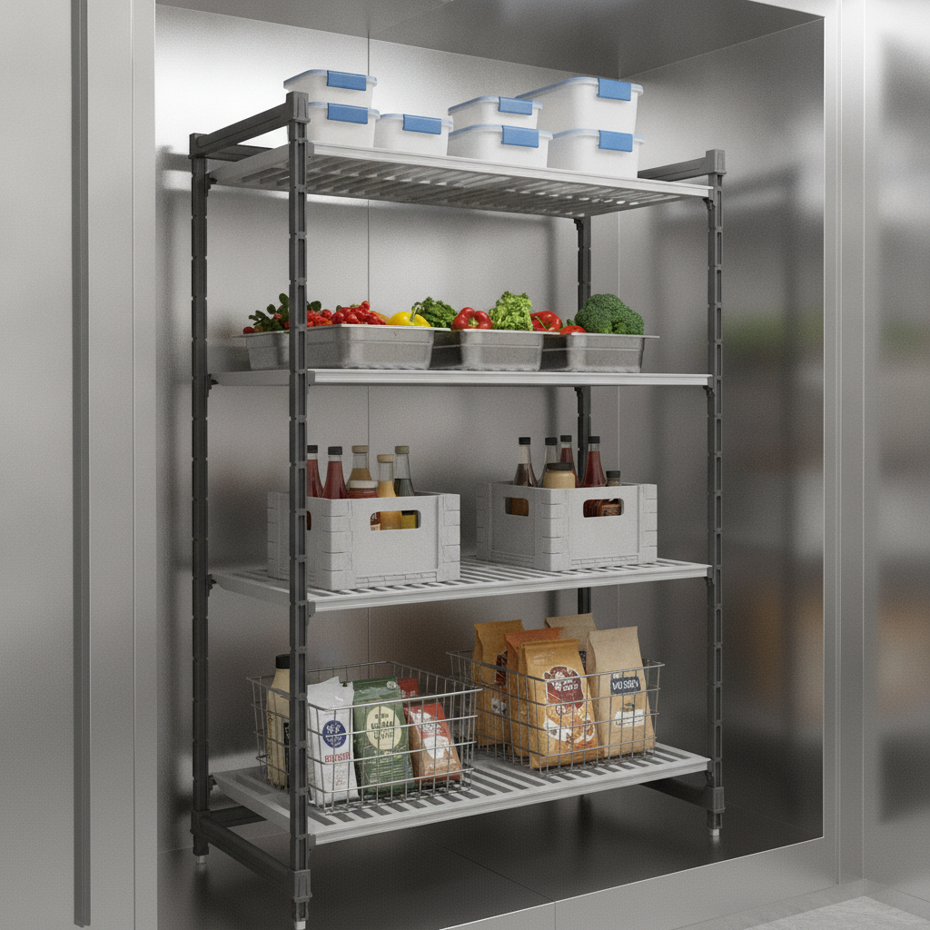 Composite 4 Tier Shelving Unit 1830mm for Versatile Storage