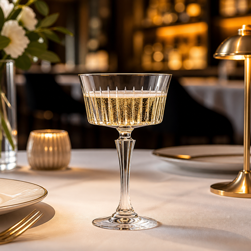 Eco-Crystal Champagne Saucers 260ml for Bars & Restaurants (Pack of 12)