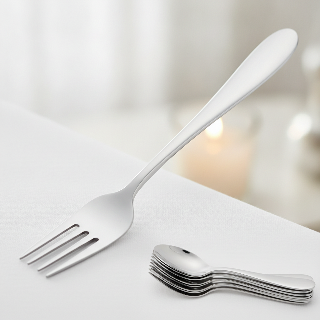 18/10 Stainless Steel Table Fork for Elegant Dining (Pack of 12)