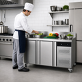 Gastronorm Freezer Counter - Stainless Steel - 258L Capacity - Commercial