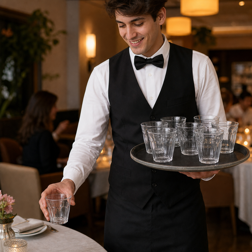 Toughened Glass Tumblers 250ml for Bars & Restaurants (Pack of 6)