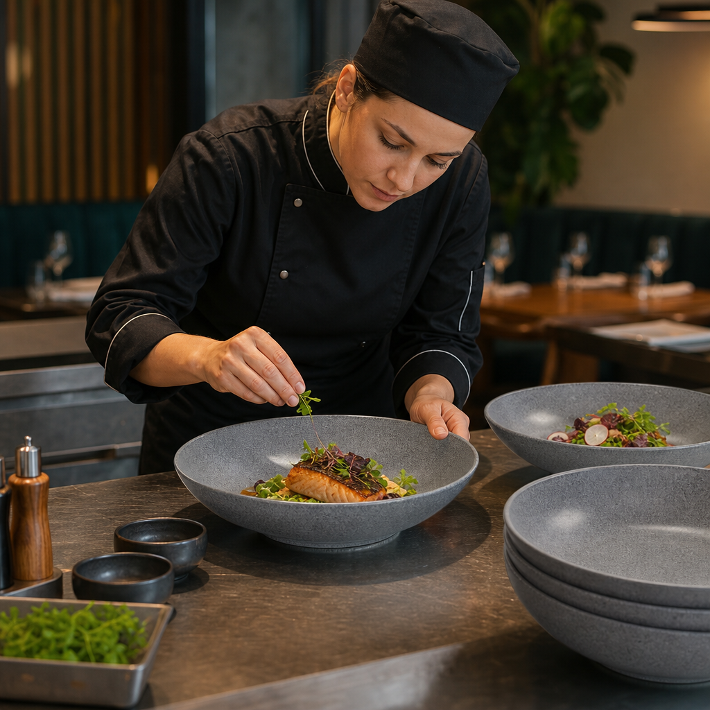 Buffet Bowls 320mm Melamine for Catering & Hospitality (Pack of 4)