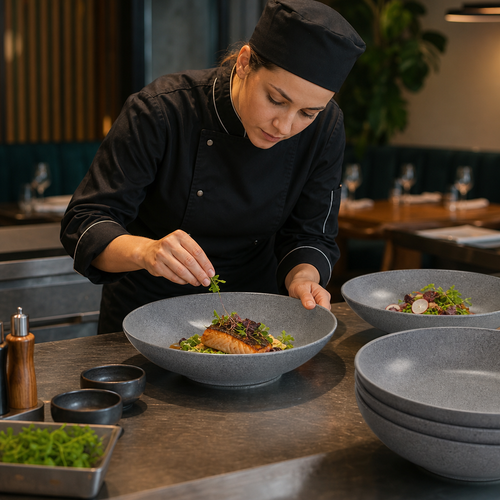 Buffet Bowls 320mm Melamine for Catering & Hospitality (Pack of 4)