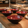 Red Melamine Bowl 200mm for Buffets & Events