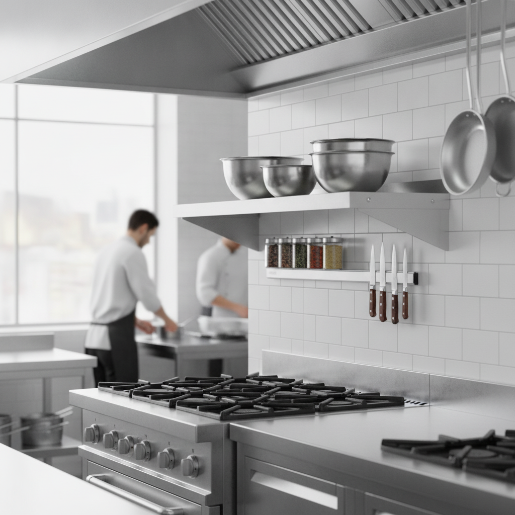 Stainless Steel Kitchen Shelf 900mm for Extra Storage