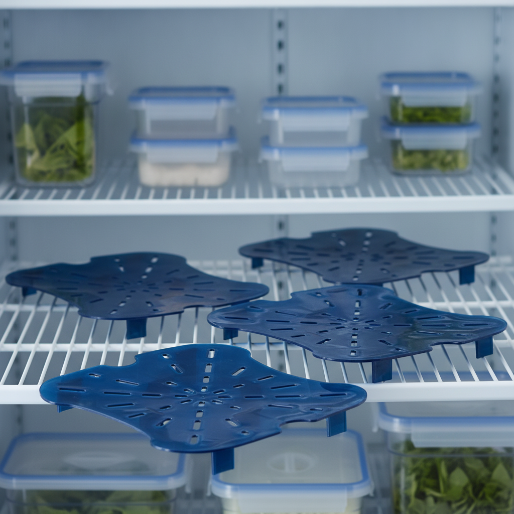 Polycarbonate Drain Shelf for Food Storage Containers (Pack of 6)
