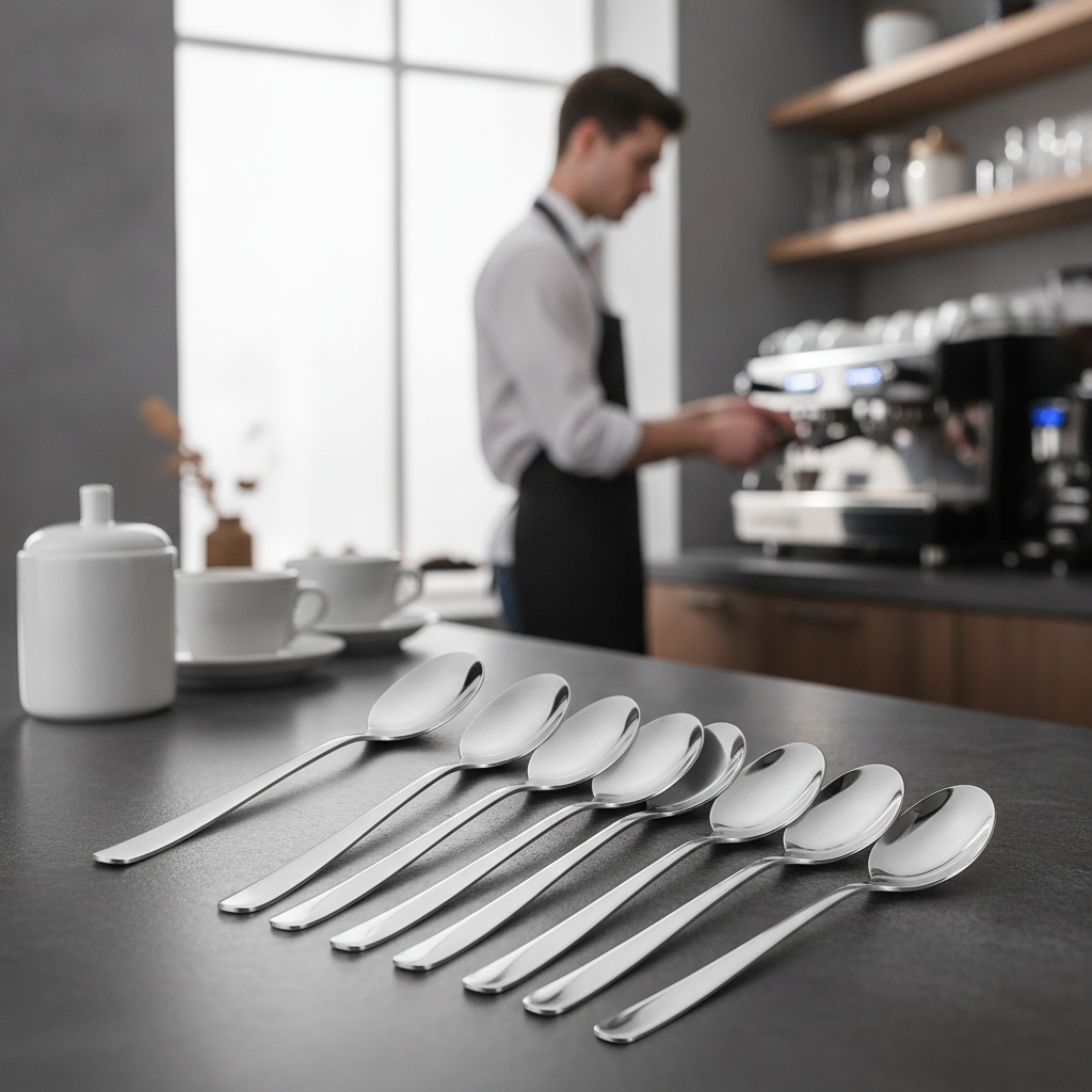 18/0 Stainless Steel Slim Teaspoons 112mm for On-the-Go Dining (Pack of 480)