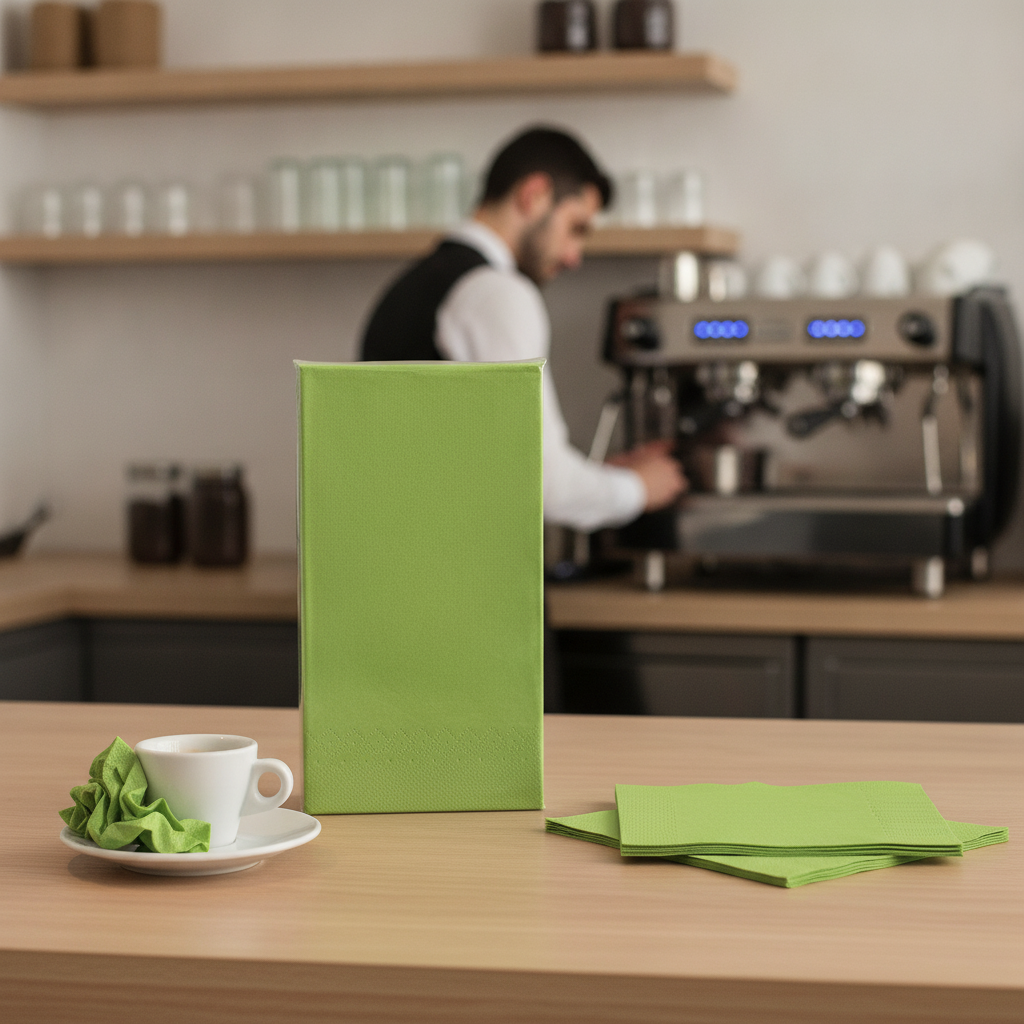 Paper Kiwi Lunch Napkins 33x33cm for Cafés & Pubs (Pack of 2000)