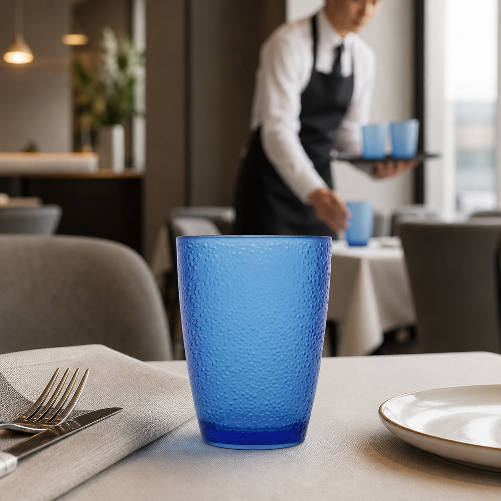 Polycarbonate Frosted Tumblers 275ml for Catering Events (Pack of 6)