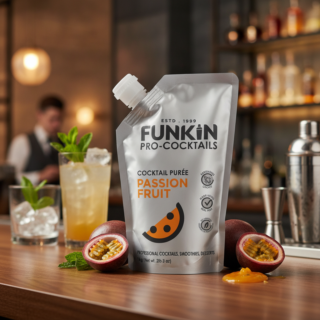 Natural Passion Fruit Puree 1.04L for Cocktails & Drinks