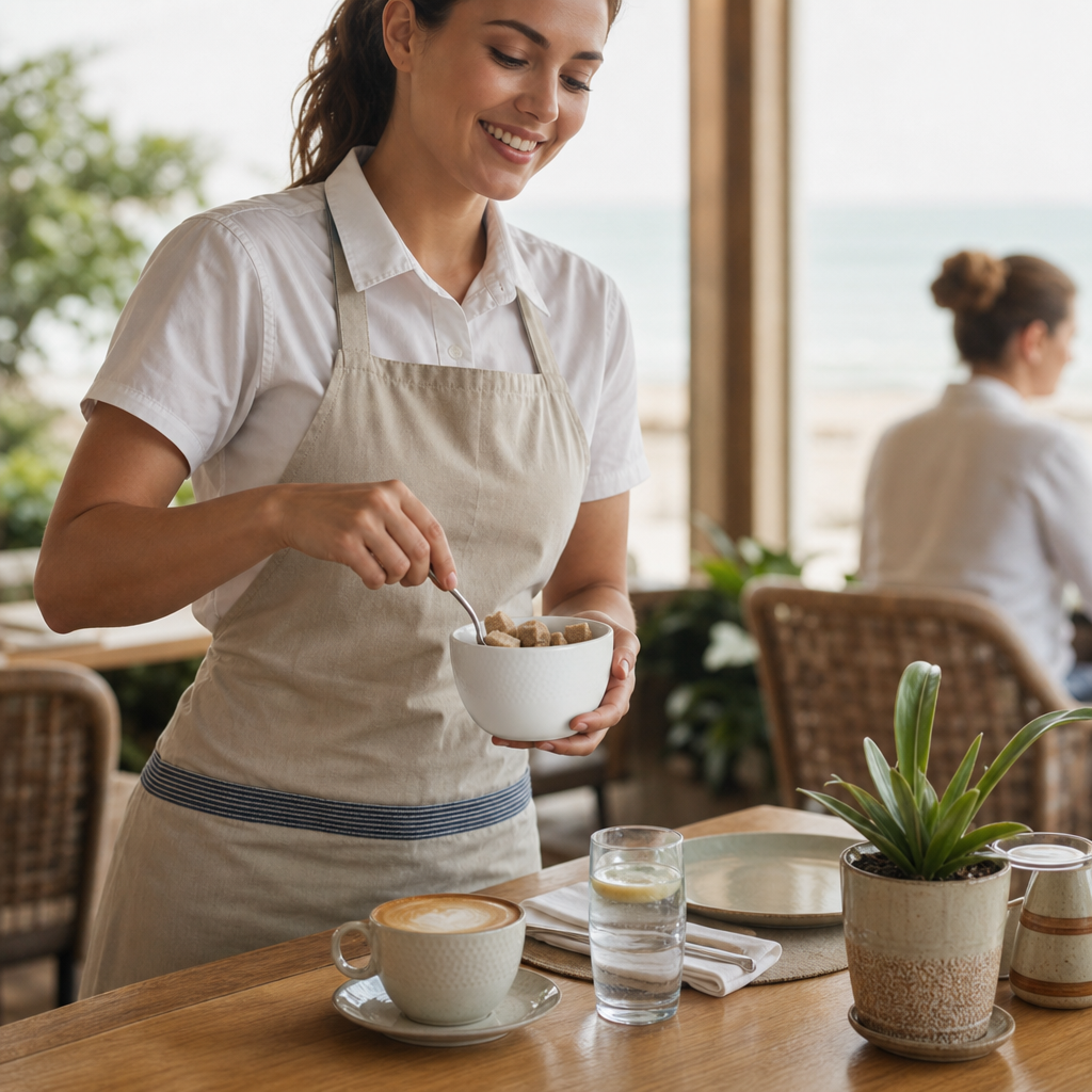 Sugar Bowl 227ml White Vitrified Ceramic for Coastal Cafés (Pack of 12)