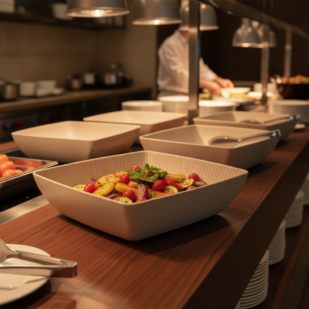 Melamine Serving Bowl 3.5L for Buffets & Catering