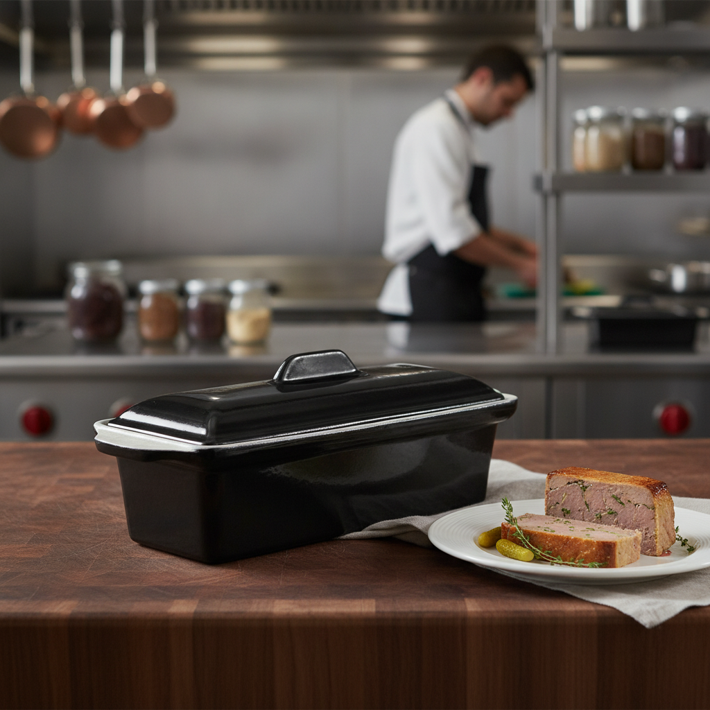 Cast Iron Pâté Terrine Mould 1.3L for Cooking Enthusiasts