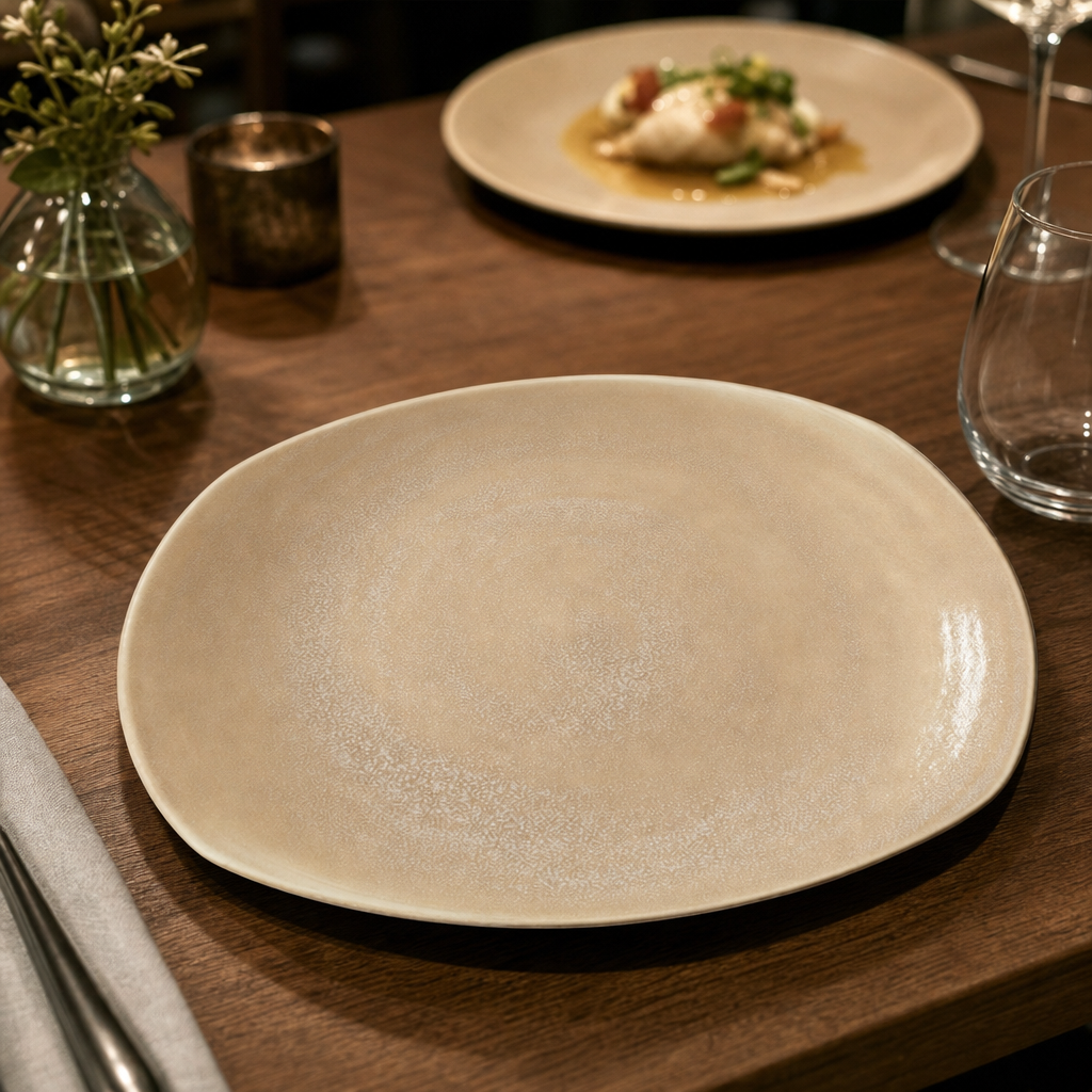 Sandstone Plates 305mm for Restaurants & Cafés (Pack of 12)