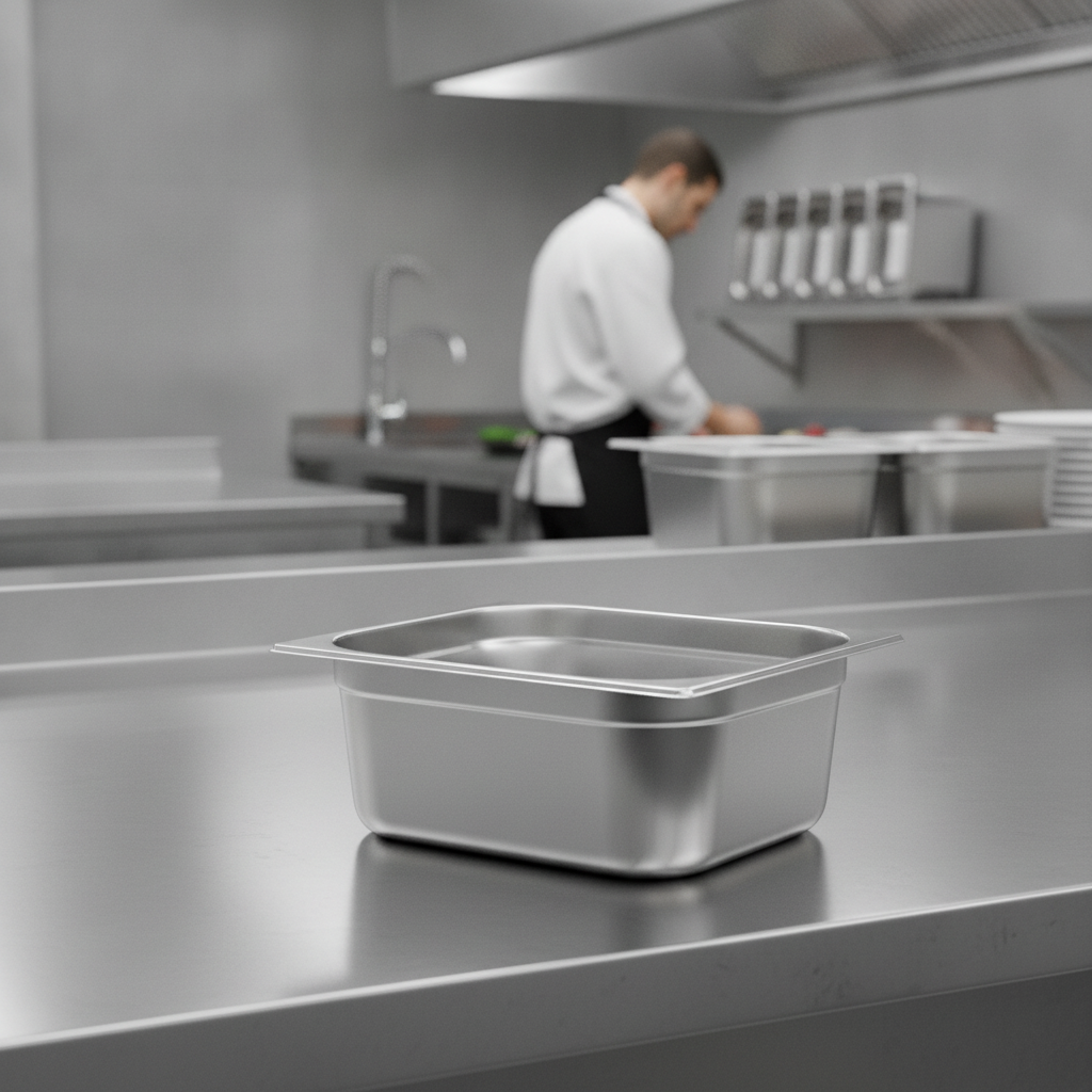 201 Stainless Steel Gastronorm Tray 150mm for Efficient Service