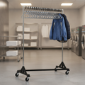 Heavy Duty Steel Garment Rail for Restaurants & Hotels