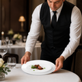 Oval Plates 230mm Porcelain for Fine Dining (Pack of 12)