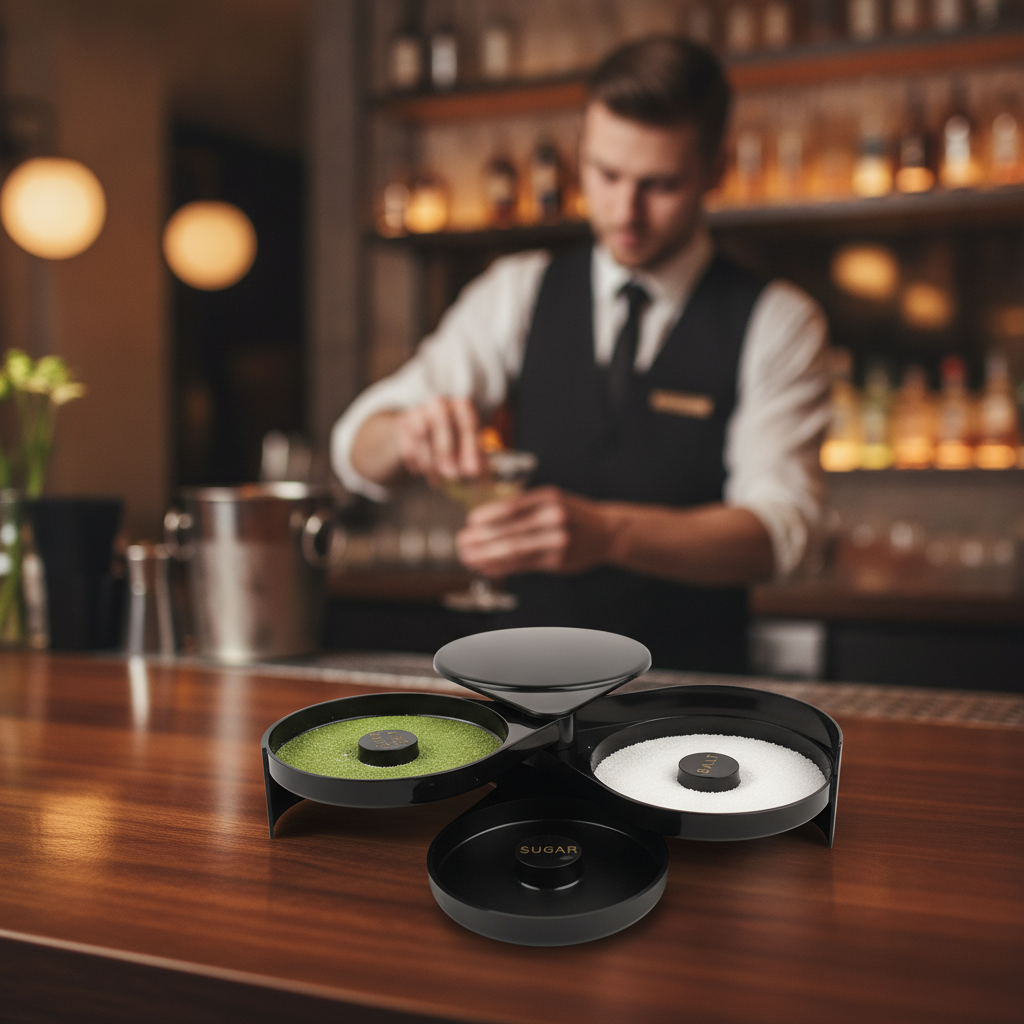 Plastic Glass Rimmer with Three Sectors 200mm for Bars & Pubs