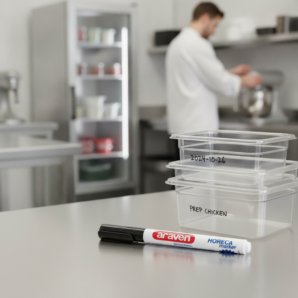 Polypropylene Food Box Marker Pen for Kitchen Organisation