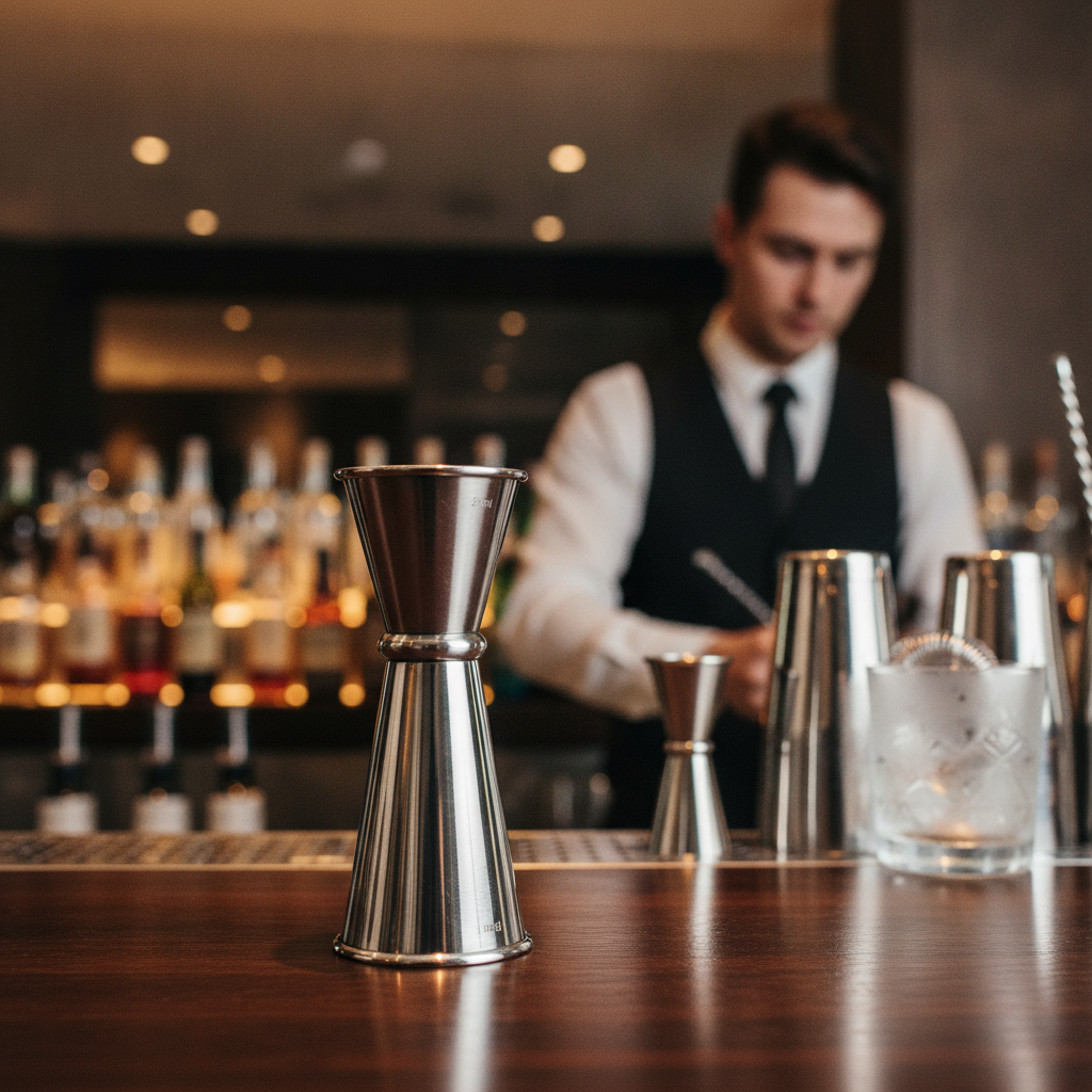 Stainless Steel Double-Ended Jigger 50ml for Bartending
