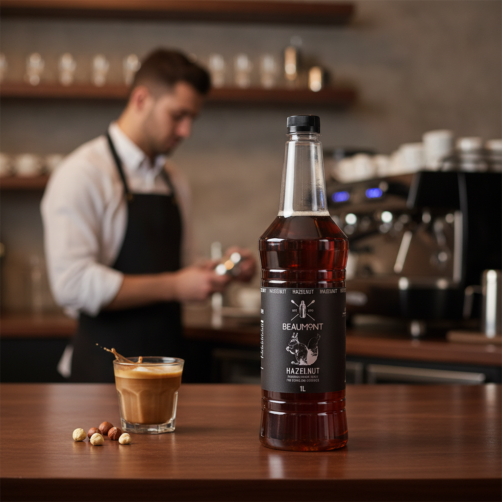 Hazelnut Syrup 1L for Coffee and Cocktails