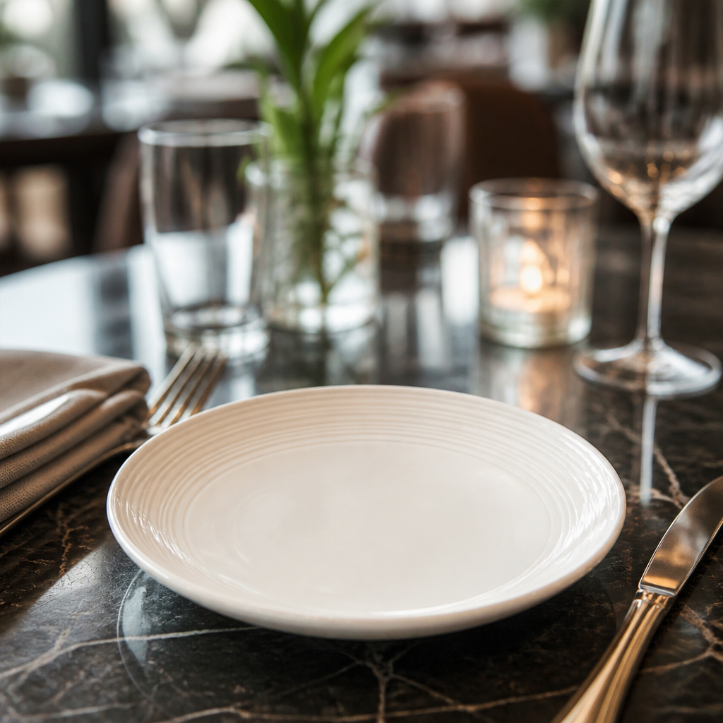 Coupe Plates 152.5mm Porcelain for Elegant Dining (Pack of 12)