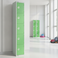 Powder Coated Steel Green Lockers 450mm Deep for Schools & Workplaces