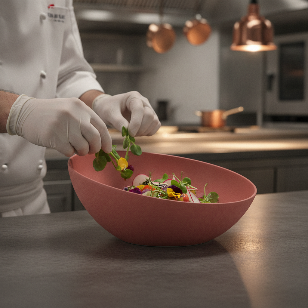 Cast Aluminium Red Bowl 1.9L for Culinary Masterpieces